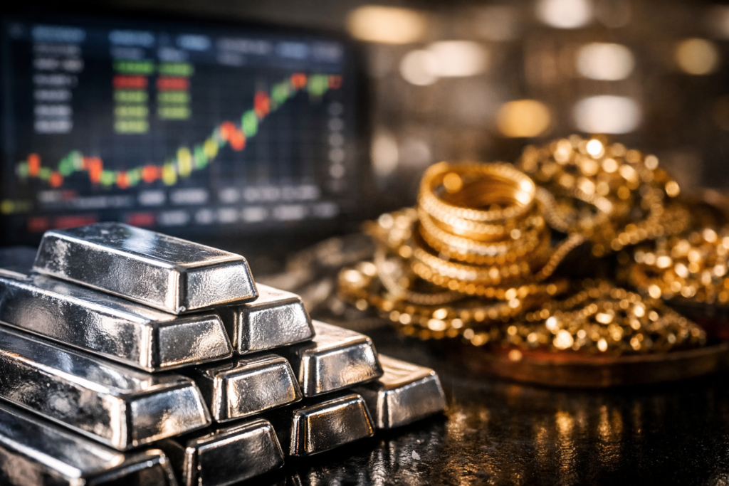 चांदी का भाव आज हुआ महंगा