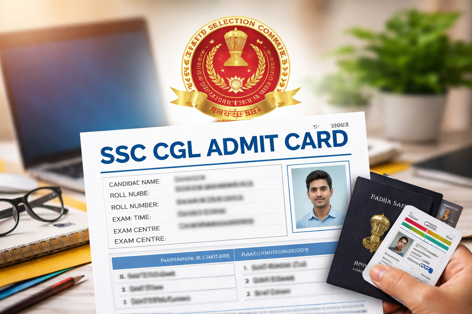 SSC CGL 2025 Admit Card Download