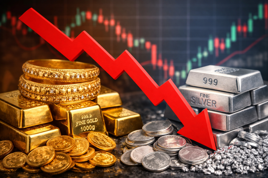 सोने-चांदी में गिरावट 30 जनवरी 2026