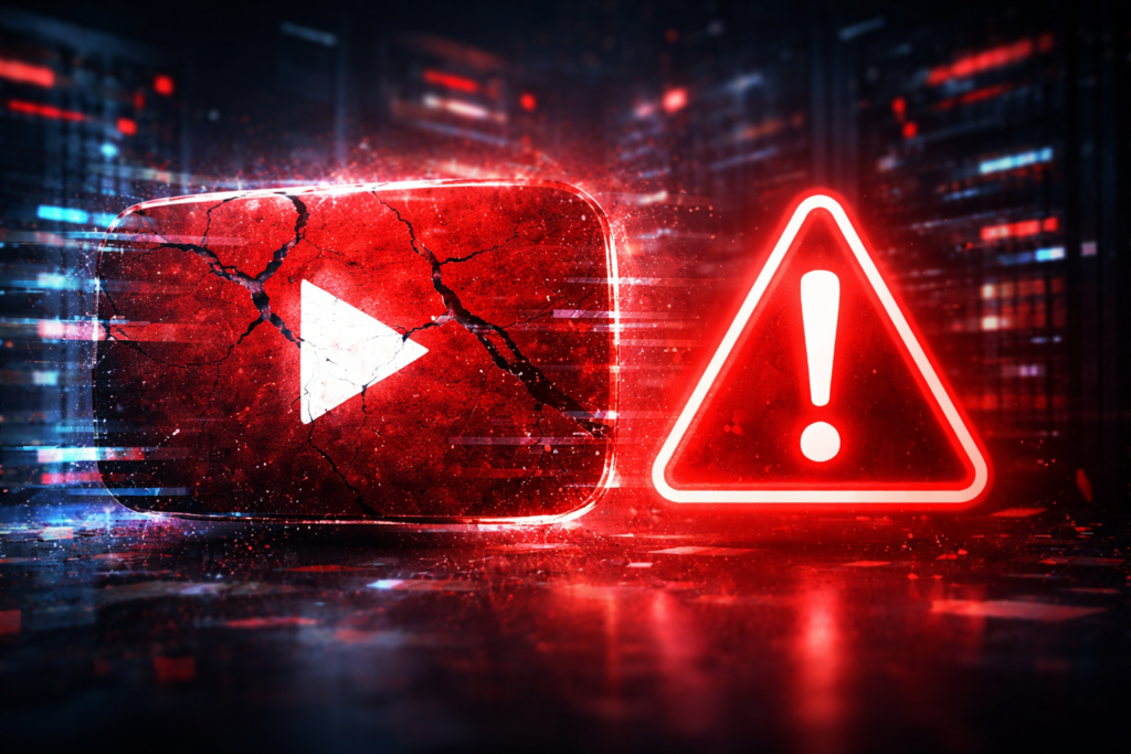 YouTube Down in America