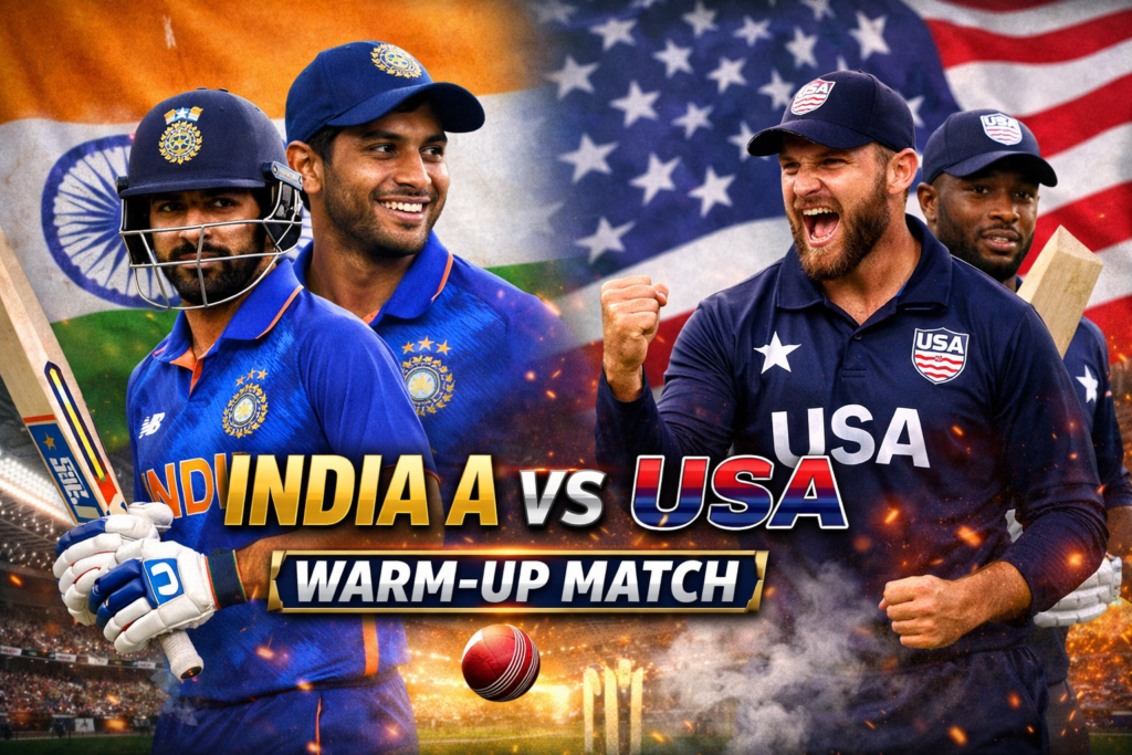 India A vs USA Warm Up Match