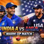 India A vs USA Warm Up Match